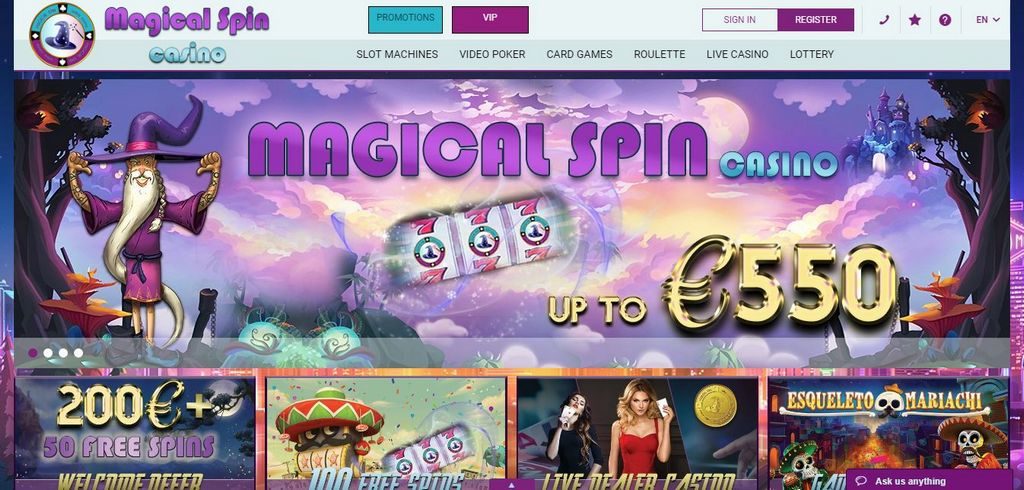 magical spin casino bonuses review