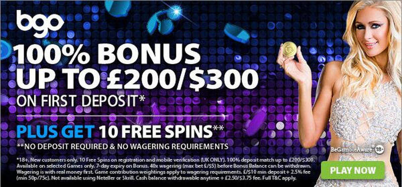 New Bgo Casino Welcome Bonus UK CA