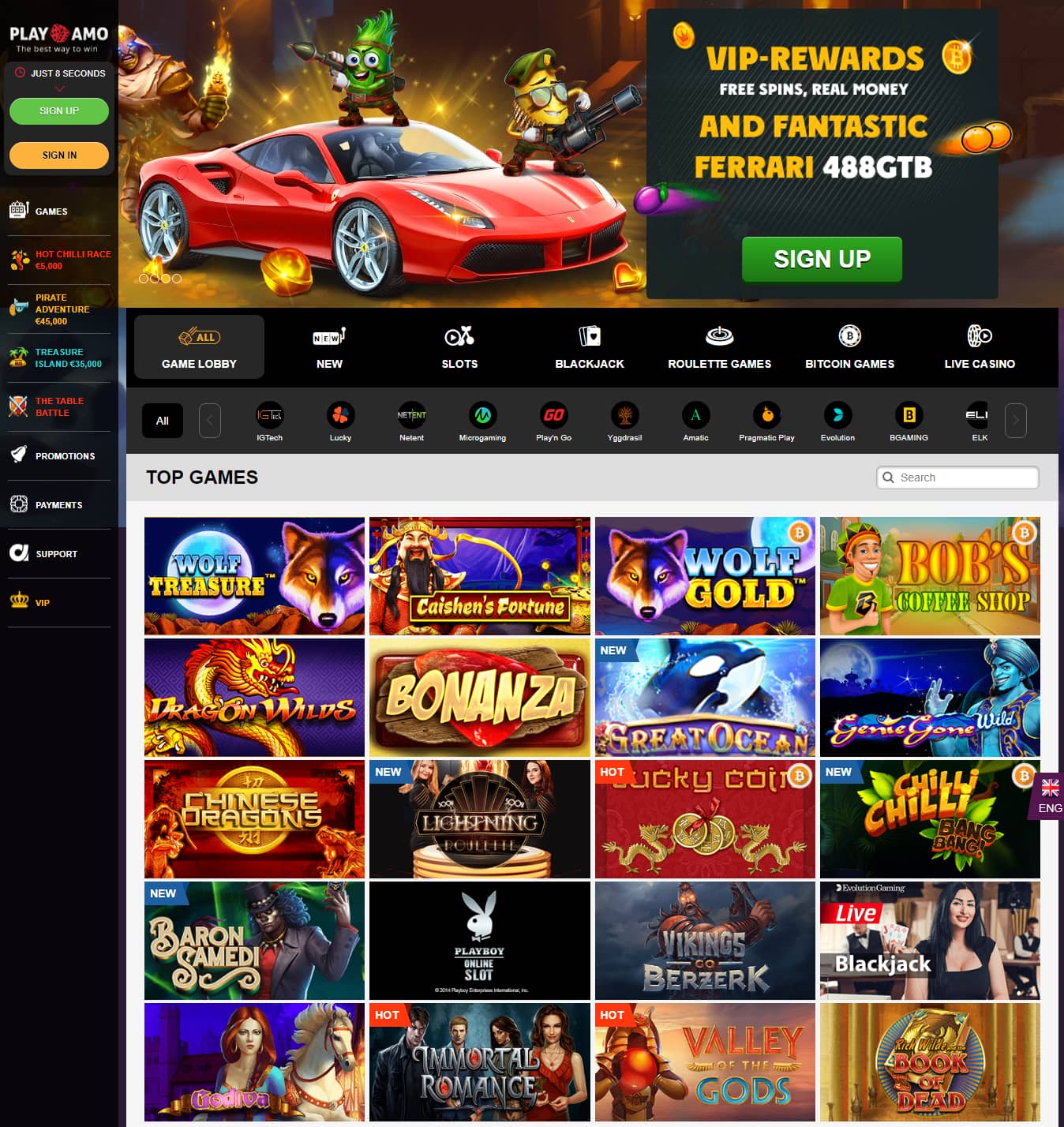 playamo casino review and rating
