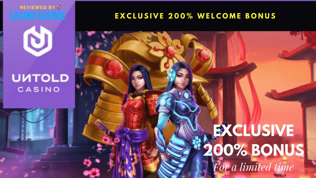 Untold Casino Exclusive 200% Welcome Bonus