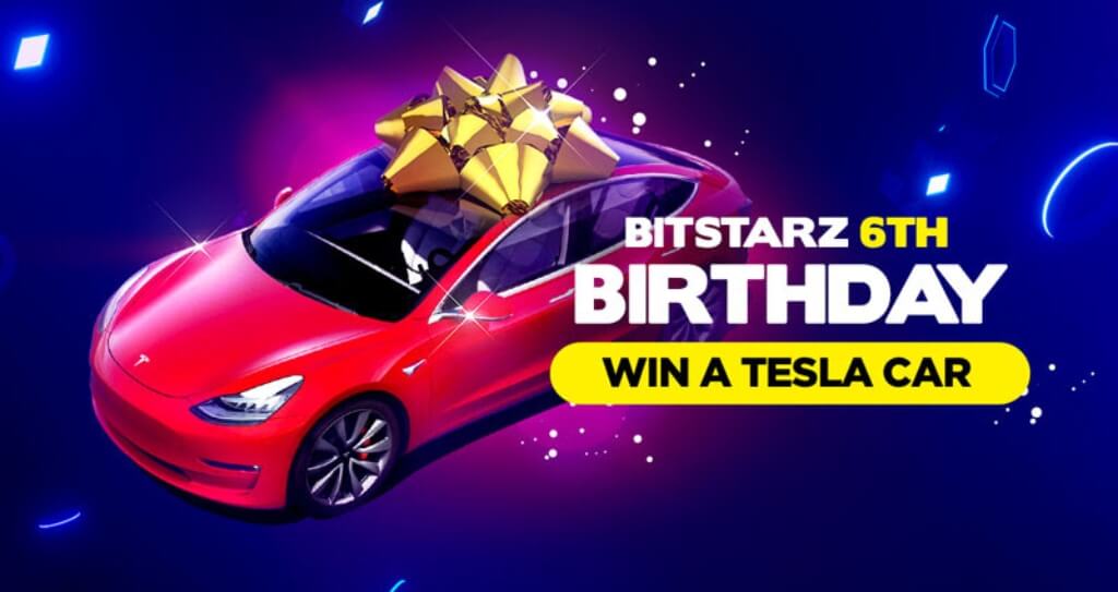 Win a Tesla Model 3 at BitStarz Casino