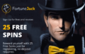 FortuneJack Casino 25 free spins