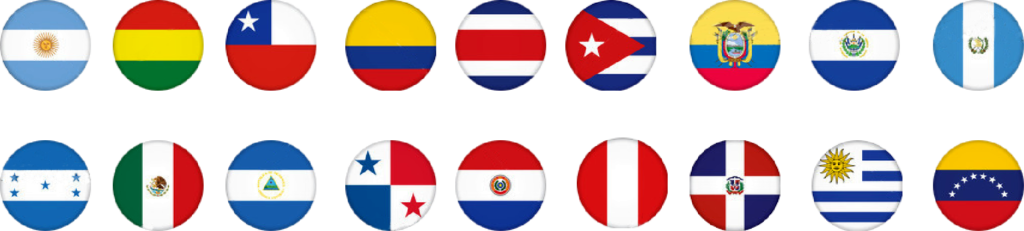banderas latinoamericanas
