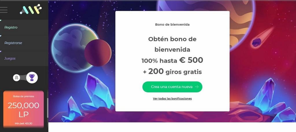 alf casino bono de bienvenida 100% hasta €500