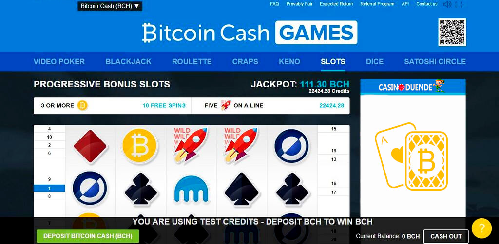Bitcoin Games ahora acepta Bitcoin Cash (BCH) como método de pago