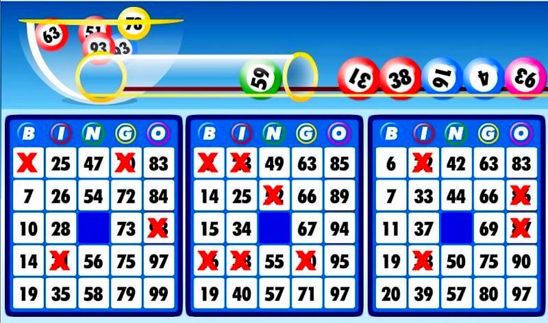 bingo online tachado números