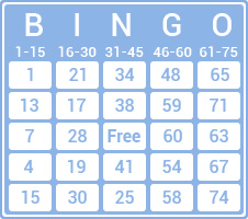 Bingo Online con 75 bolas