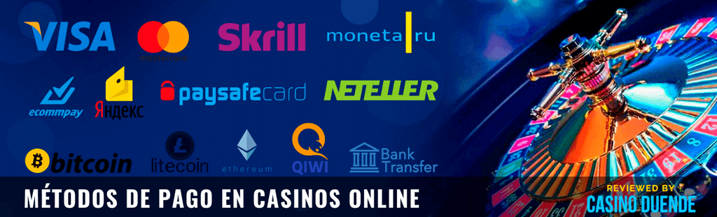 Métodos de Pago en Casinos Online