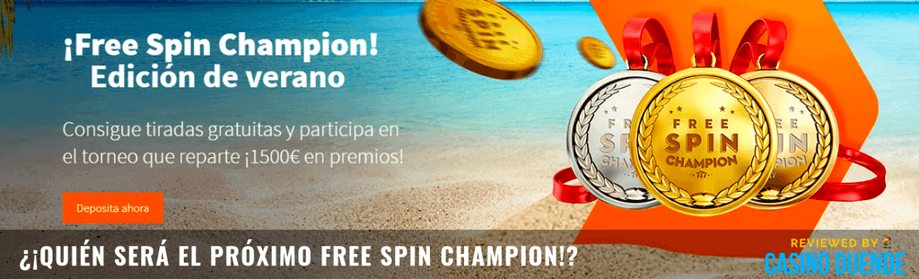 Quién será el próximo Free Spin Champion en Betsson Casino