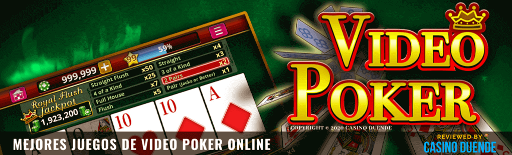 Mejores Juegos de Video Poker en Línea