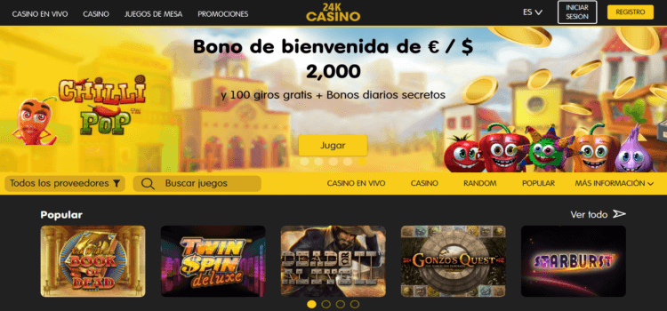 Reseña de 24K Casino