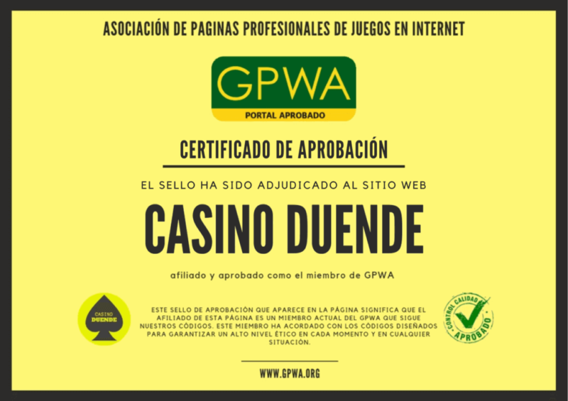 certificado de gpwa