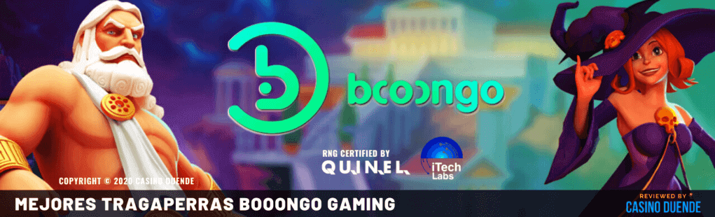 Mejores tragaperras Booongo Gaming