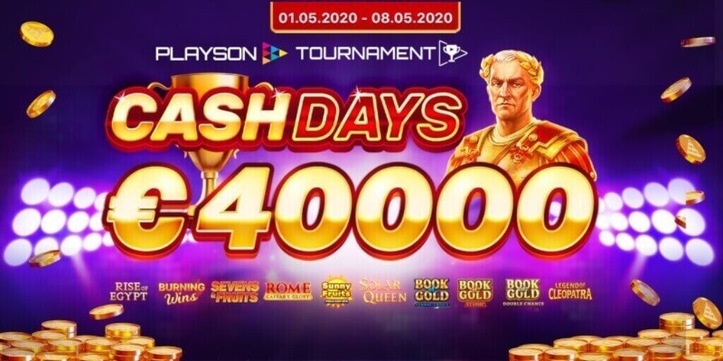 BetRebels Casino Torneo Playson Cash Days