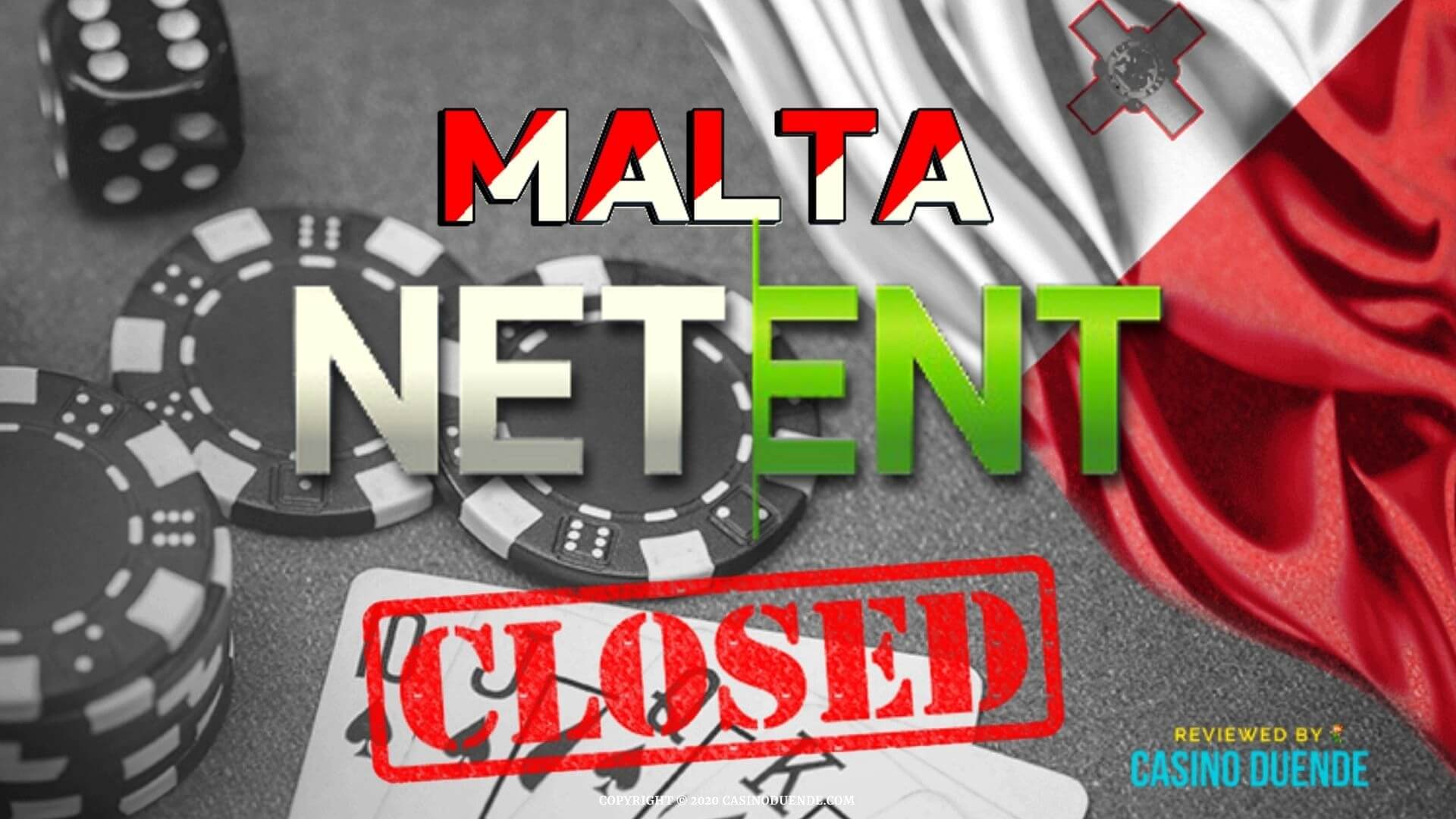 NetEnt Malta Closed